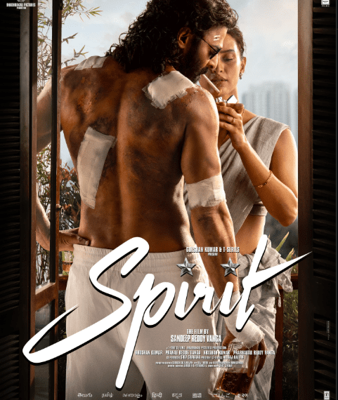 Prabhas in Spirit movie poster