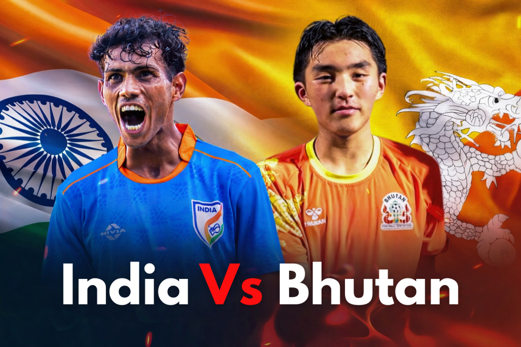 India Vs Bhutan SAFF U-20 ChampionshipSemi-Final.